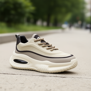 Zapatos Casuales de Moda para Hombre, con Suela Gruesa y Elevada de Goma, con Cordones, Punta Redonda, para Todas las Temporadas, Estilo Dad Shoes - Product Image 2