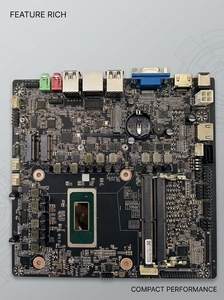 Carte mère TOPC Mini-ITX avec processeur intégré <span class=keywords><strong>Meteor</strong></span>/Arrow <span class=keywords><strong>Lake</strong></span> Ultra 5/7/9, double DDR5, double 2M.2, double LAN, terminal POS multi-écrans, nouvelle - Product Image 4