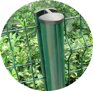 Clôture en treillis soudé 3D courbé, panneau de clôture de sécurité <span class=keywords><strong>rigide</strong></span> à pliage triangulaire pour périmètre industriel, usage commercial - Product Image 4