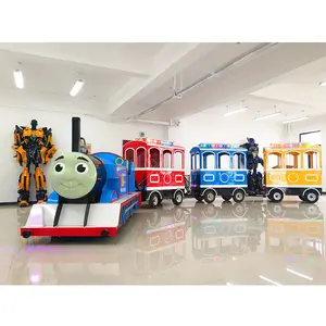 2023 Amusement park electric battery trackless train thomas the tank engine edaville