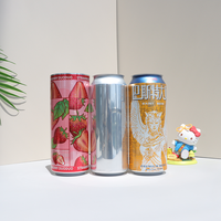 Aluminiumdosen-Hersteller in China 500ml Leere Ringpull-Aluminiumdosen für Weißbier Getränkeverpackung mit Dosendeckeln