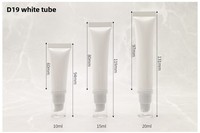 Tubes de crème pour les yeux vides à pompe sans air, 10ml, 15ml, 20ml, en aluminium/plastique rose mat, emballage en gros pour marque privée