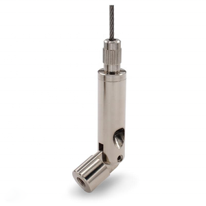 Système de <span class=keywords><strong>suspension</strong></span> à filetage interne pour panneaux acoustiques, fixation de plafond, pince de serrage pour câble en acier et laiton - Product Image 1