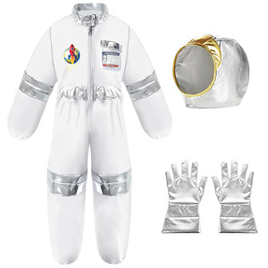 <span class=keywords><strong>Disfraz</strong></span> de astronauta de 4 piezas más popular para niños, vestido de Halloween con accesorios, disfraces de día de carrera de astronauta para niños - Product Image 5