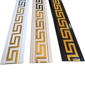 Clásico impermeable Ps cornisa poliestireno marcos moldeado decorativo techo cornisa África Asia Central estilo
