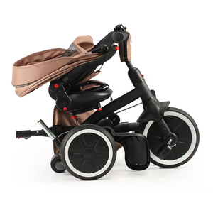 <span class=keywords><strong>Triciclo</strong></span> para Niños con Manillar, Pedales, Plegado con un Clic, Parasol, Freno de Seguridad, Asiento Giratorio <span class=keywords><strong>360</strong></span>° y Marco Metálico - Product Image 5