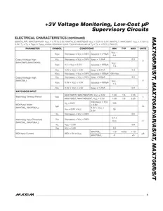 MAX708TESA+T SOP-8 Monitoring And Reset IC MAX708TESA+T