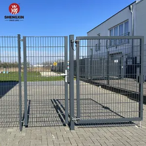 2D забор ворота металлический забор столб для наружного дверного проема садовые ворота с одной дверью забор ворота