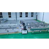 Ligne de production de profilés à rupture de pont thermique CNC 11 axes, avec rainurage, alimentation par bande et production de composés par laminage