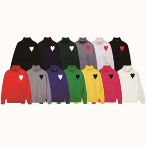 Fabricant de pulls décontractés pour hommes, pull à col jacquard d'hiver, pull en tricot de créateur, pull personnalisé - Product Image 5