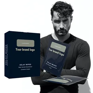 Magia Prevenir a Ejaculação Precoce Sexo Longo limpeza masculina toalhetes top toalhetes frescos homens toalhetes íntimos 5pcs para uso de atraso masculino