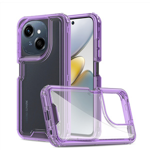 Custodia Trasparente Anti-Caduta con Protezione Lente in TPU+PC e Airbag per <span class=keywords><strong>OPPO</strong></span> <span class=keywords><strong>A5</strong></span> Pro Reno 13F A80 A40 A60 A59 A79 - Product Image 3