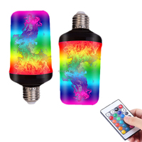 Avec cette ampoule LED à effet de flamme polyvalente offrant une simulation réaliste du feu, des options multicolores RVB et une télécommande