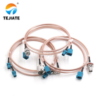 Fakra Z mâle vers BNC/TNC/N câble d'extension d'antenne femelle RG316 câble Coaxial pour la Navigation GPS stéréo de voiture