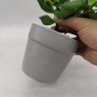 Plantes artificielles en pot en plastique OEM pour comptoir, Monstera en pot de céramique, décoration moderne pour jardin et maison, vert, très vendues en Europe