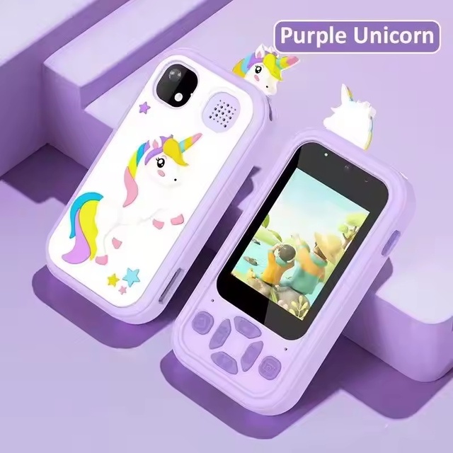 Smart Kids Phone with Dual Camera Learning Toys for Toddlers with Multiple Games Music Colorful Photos Christmas Birthday Gift