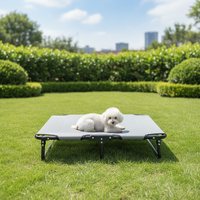 Leichtes Tragbares Kühlendes Outdoor-Camping-Hundebett - Langlebiges Oxford-Material Abnehmbarer Bezug Erhöhtes Design Haustierfreundlich
