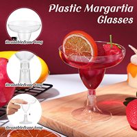 Gobelet de fête BST 150 ml en plastique, coupe à mousse, gobelet à vin jetable pour champagne