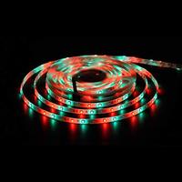 Bande LED étanche IP65 Huyaled 3528/2835 RGB avec contrôleur IR 24 touches, adaptateur 12V2A, kit d'éclairage LED RGB