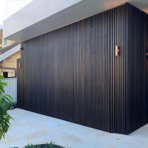 <span class=keywords><strong>Prix</strong></span> des portes de garage à grille dissimulée, sectionnelles verticales 16x8, télécommandées, couleur marron, style américain - Product Image 2