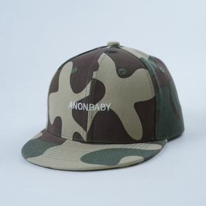 Casquette Snapback de Basketball Camouflage Personnalisée avec Logo Brodé Plat pour Enfants – Casquette Unie à 6 Panneaux Structurée avec Visière Plate - Product Image 4