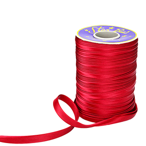 Cinta de Viés/Cinta de Biais de Satén Bordado de una Sola Cara 100% Poliéster Ecológico - Product Image 1