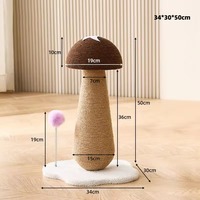 Mainan Penggaruk Kucing Putar 30cm Modern Sisal Solid Tahan Lama Ramah Lingkungan Merek MJF PT-24