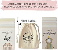 Livre de coloriage personnalisé écologique, durable, recyclable et imprimable, jeu de 30 cartes d'affirmation motivantes pour la famille et les enfants