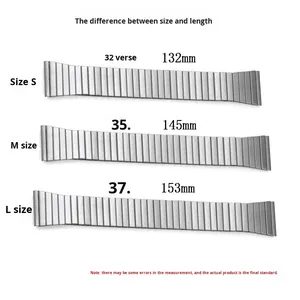 Đối với lionorm cao cấp thép không gỉ sang trọng Smartwatch ban nhạc đàn hồi duy nhất Bead Stretchable dây đeo cho <span class=keywords><strong>Huawei</strong></span> GT 2 22mm sẵn sàng tàu - Product Image 3