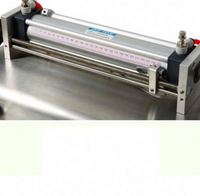 Machine de remplissage semi-automatique pneumatique pour shampoing, pâte, sauce, liquide, huile d'olive, nouvelle conception