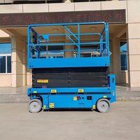 Plateforme élévatrice mobile à ciseaux électrique hydraulique de petite taille 10m 12m 14m