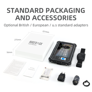 Hugerock B80 Hotsale 18900MAh G2010 Máy Quét Dấu Vân Tay 4G Wifi 8GB 128GB NFC Reader Công Nghiệp Sinh Trắc Học Gồ Ghề Máy Tính Bảng - Product Image 5
