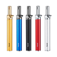 Briquet à gaz butane portable en gros, mini, design flamme longue et ouverte, accessoires de fumeur en métal