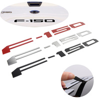 Haute qualité Chrome ABS Badge emblème voiture autocollant 3D surélevé hayon décalcomanie lettres pour Ford F150 F-150 2018-2020 ramassage en plastique
