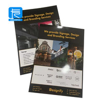 Impression de brochures publicitaires personnalisées de haute qualité A4 A5 A6, dépliants brillants, manuels commerciaux, prospectus