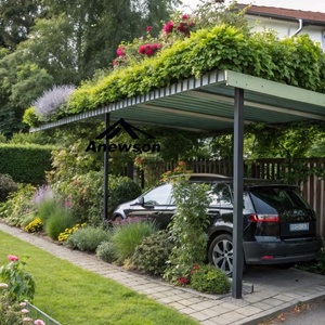 Vente en gros d'usine de parking extérieur de qualité, étanche et bon marché pour la maison, gazebo, toiture de garage, abri d'auto en acier et aluminium - Product Image 6