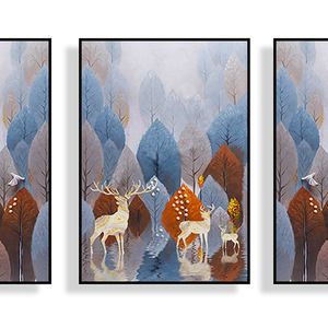 Peintures de toile pour salon, 5 pièces, décor mural nouveau Design - Product Image 2