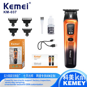 Kemei Smart Electric <b>Hair</b> <b>Clipper</b> With Led Display Usb Charging For Home Haircut - Product Image 4