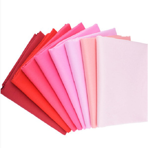 Paquete de Tela de 50 Colores Sólidos para Manualidades, Tela de Retazos Pequeños Surtidos para Decoración, Venta al por Mayor, En Stock - Product Image 5