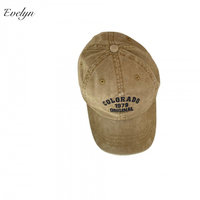 Casquette de baseball EVELYN imperméable et respirante 100 % coton, réglable, avec visière et lettre brodée, unisexe, pour enfants, toutes saisons