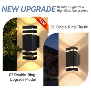 E27 COURTYARD chiếu sáng cảnh quan Đèn tường ngoài trời không thấm nước IP65 hành lang ánh sáng dẫn Đèn tường/Ngoài trời đèn Lồng/Chụp đèn - Product Image 5