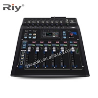 Console de mixage audio numérique professionnelle TF12 avec interface de mixage DJ pour diffusion en direct et enregistrement
