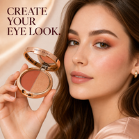 Palette d'ombres à paupières à effet duo-chrome en marque privée, faible MOQ, avec formule mate et scintillante, résistante à l'eau, pour un look naturel
