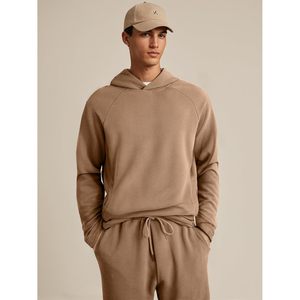 Mens Textured <b>Tracksuit</b> Set Hoodie Sweatshirt And Sweatpants Casual Autumn Wear Breathable Full Sleeve Adult Men's Outfit - Product Image 2