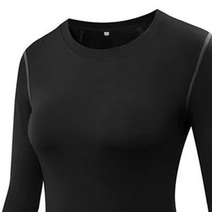 Clothing Manufacturers Long Sleeve Plain Design for Summer Compression Shirt Premium Quality Workout Compression Shirt - Product Image 6