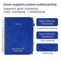 Carnet à spirales A5 ligné en anglais pour l'exportation, agenda, journal étudiant, vente en gros, impression de logo