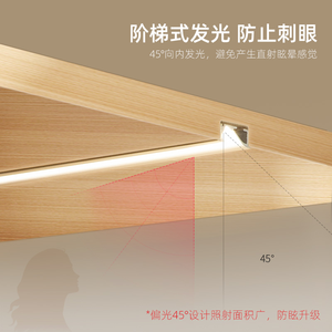 Profil Aluminium Ekstrusi LED, Profil Pemotong, Profil Aluminium Alur Tersembunyi dengan Jalur Lampu LED di Tepi, Lampu Kabinet - Product Image 2