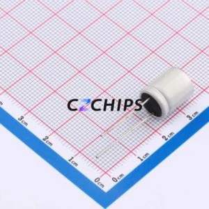 ตัวเก็บประจุแบบแข็งชนิด Through-hole (THT) รุ่น CT1C827M1012 ขนาด D10xL12 มม. 820uF 20% 16V 4.41A 100kHz - Product Image 2