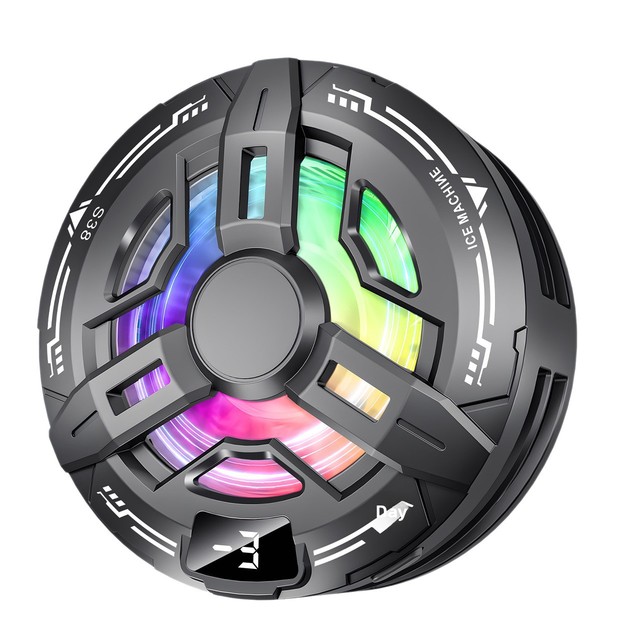 [2026 Pro] Magnetic Semiconductor Phone Cooler AI Temperature Control 3-Speed Adjustable Silent RGB Gaming Radiator for