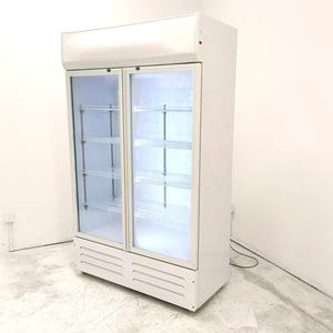 Vente en gros de vitrine réfrigérée Dépanneur armoire à boissons de conservation supermarché congélateur vertical - Product Image 2